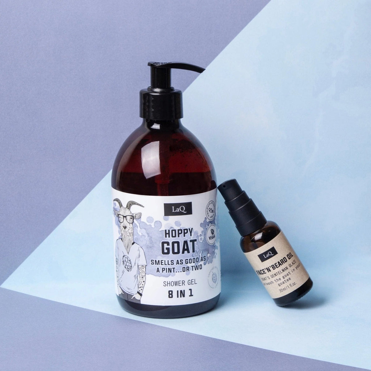 LaQ LaQ Face 'n' Beard Oil Hoppy Goat Baardolie – 30ml | MISTER33.COM