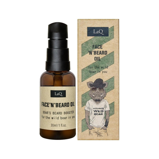 LaQ LaQ Face 'n' Beard Oil Wild Boar Baardolie – 30ml | MISTER33.COM