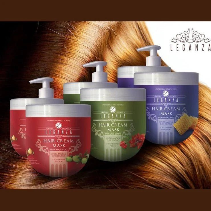 LEGANZA Leganza Haarmasker Crème XXL Keratine – 1000ml | MISTER33.COM