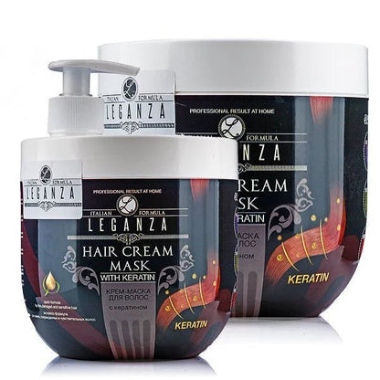 LEGANZA Leganza Haarmasker Crème XXL Keratine – 1000ml | MISTER33.COM