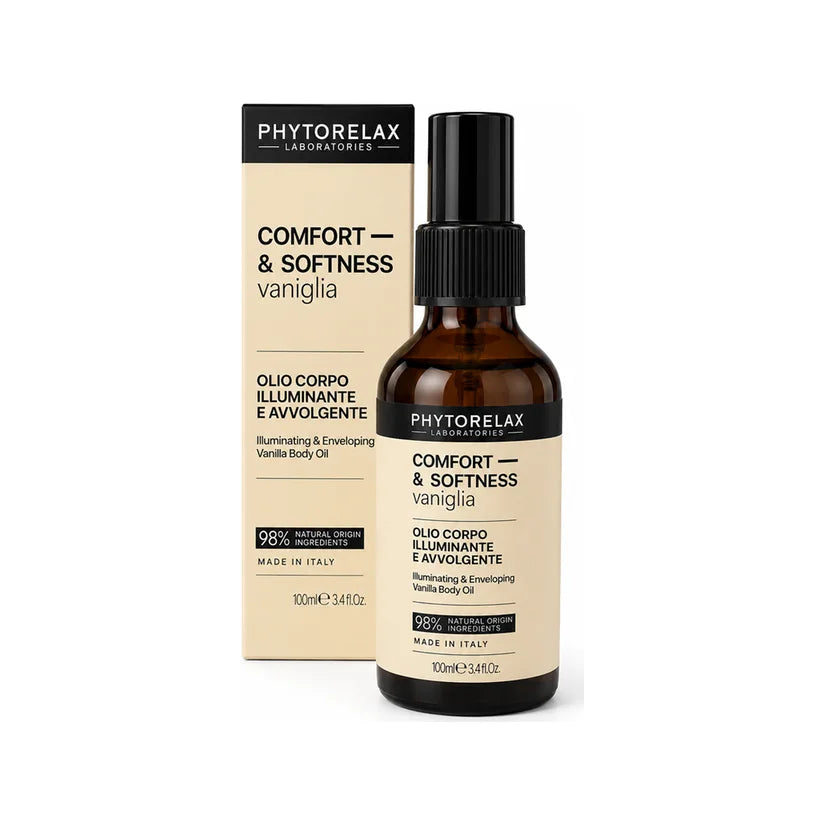 Phytorelax Comfort & Softness Vanille Body Oil – Droge Lichaamsolie – 100ml