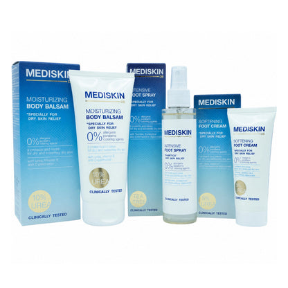 Mediskin Intensive Foot & Body Spray – met andere producten uit de lijn