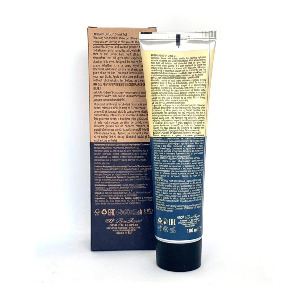 MEN'S MASTER Men's Master Beard Line-up Scheergel Transparant Scheren – 100ml | MISTER33.COM