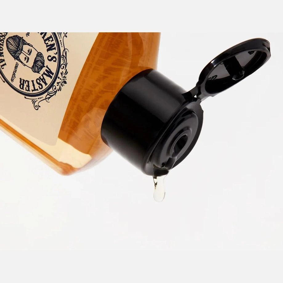 Men's Master Grooming Tonic voor Haar – dop open