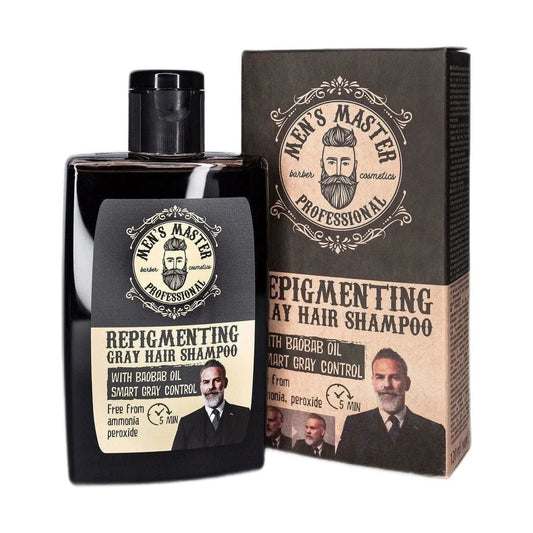 MEN'S MASTER Men's Master Repigmenting Shampoo Tegen Grijs Haar – 120ml | MISTER33.COM