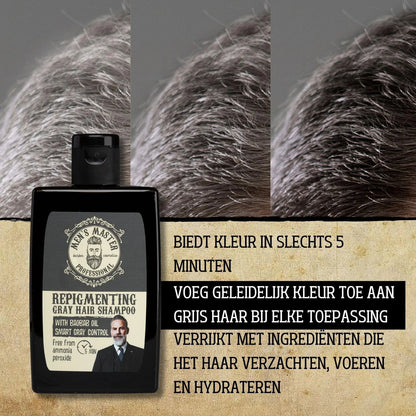 Men's Master Shampoo Grijs Haar Voordeelpak – voordelen in beeld