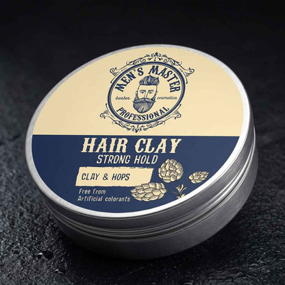 Men's Master Strong Hold Hair Clay – sfeerfoto