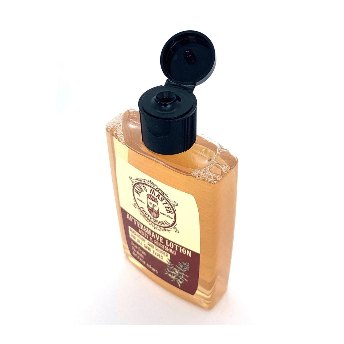 Men's Master Verkoelende Aftershave Lotion – dop open