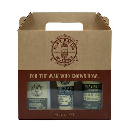 Men's Master Giftset Shaving – Scheerschuim, Balsem, Crème – 395ml