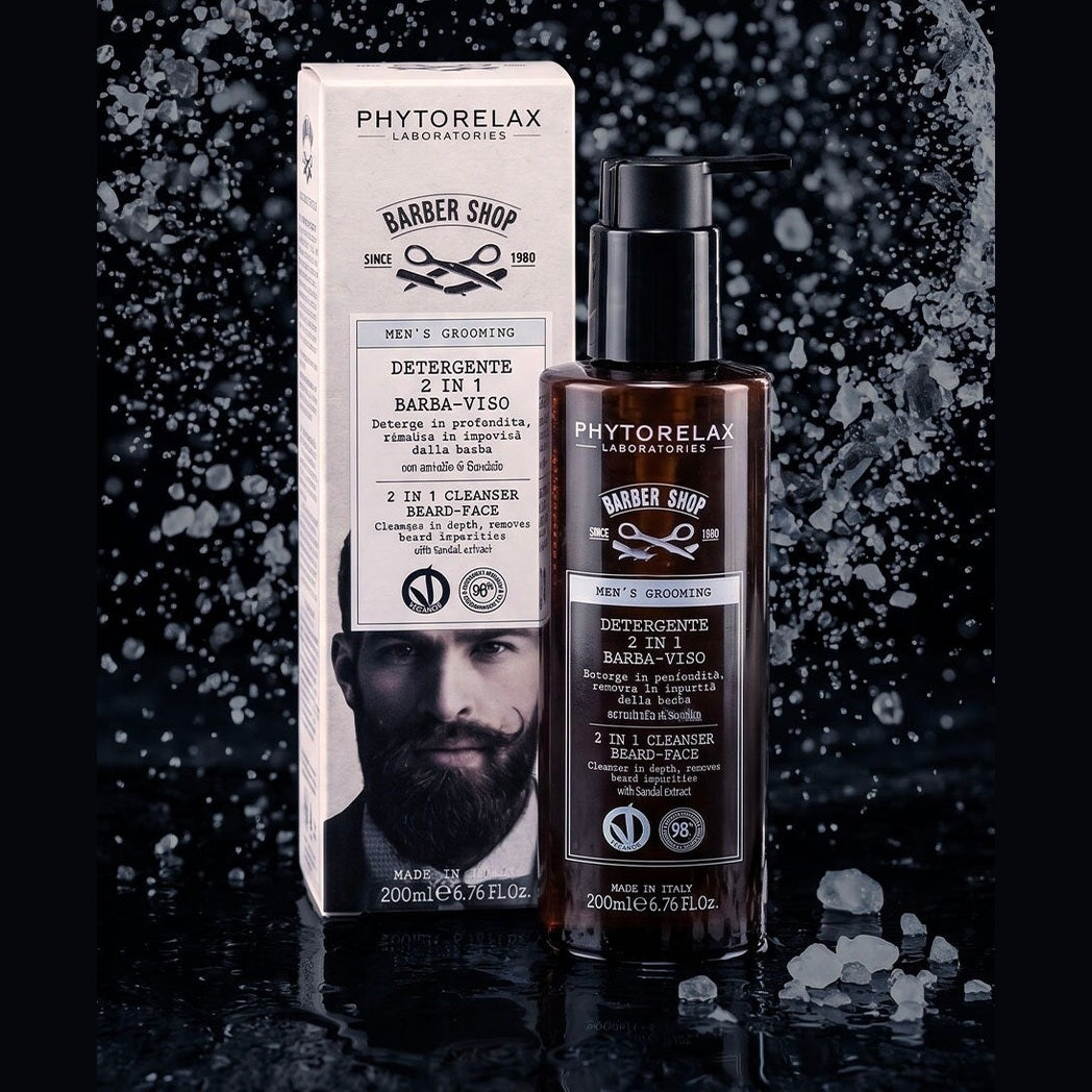 Phytorelax 2-in-1 Cleanser Reiniger voor Baard en Gezicht – sfeerfoto