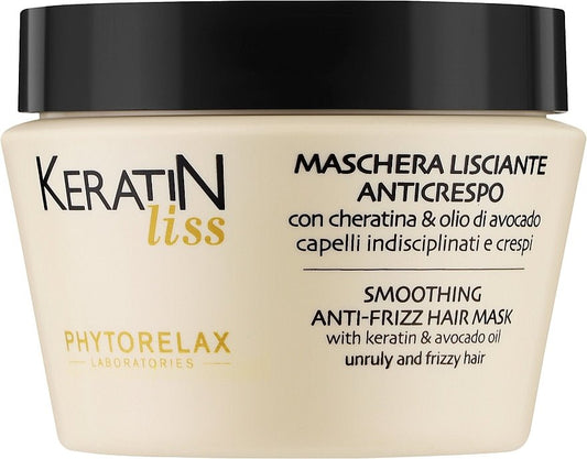 Haarmasker Keratin Liss Anti - Frizz voor Pluizig en Onhandelbaar Haar - 250ml - MISTER33.COM