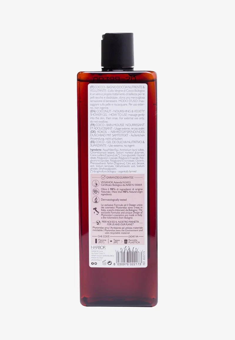 PHYTORELAX Kokos Douchegel voor Zijdezachte Huid - 500ml | MISTER33.COM