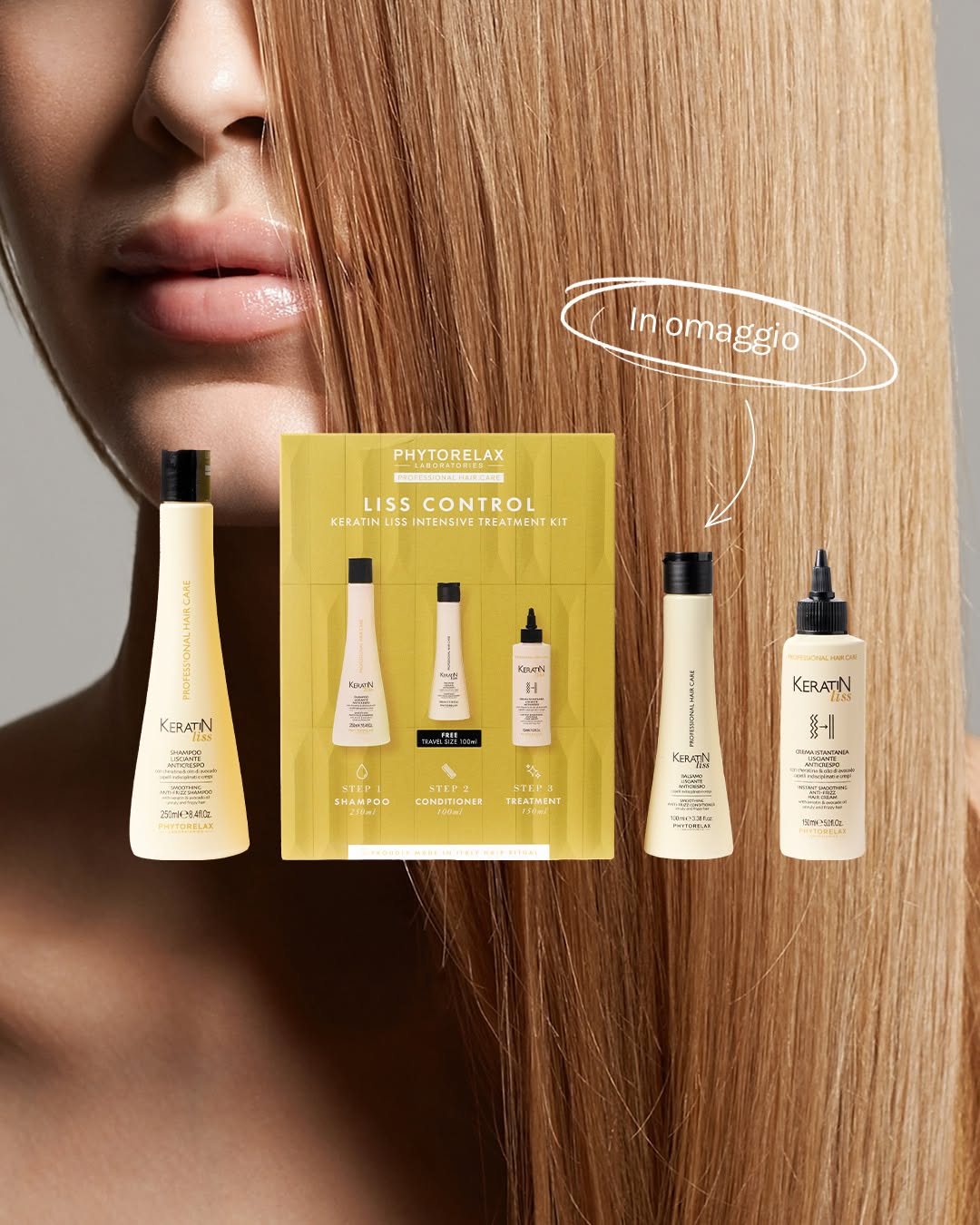PHYTORELAX Liss Anti-Frizz Crème voor Pluizig Haar - 150ml | MISTER33.COM
