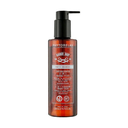 PHYTORELAX Phytorelax 2 in 1 Cleanser Reiniger voor Baard en Gezicht – 200ml | MISTER33.COM