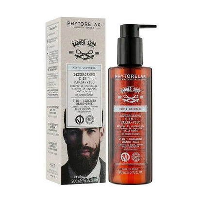 PHYTORELAX Phytorelax 2 in 1 Cleanser Reiniger voor Baard en Gezicht – 200ml | MISTER33.COM