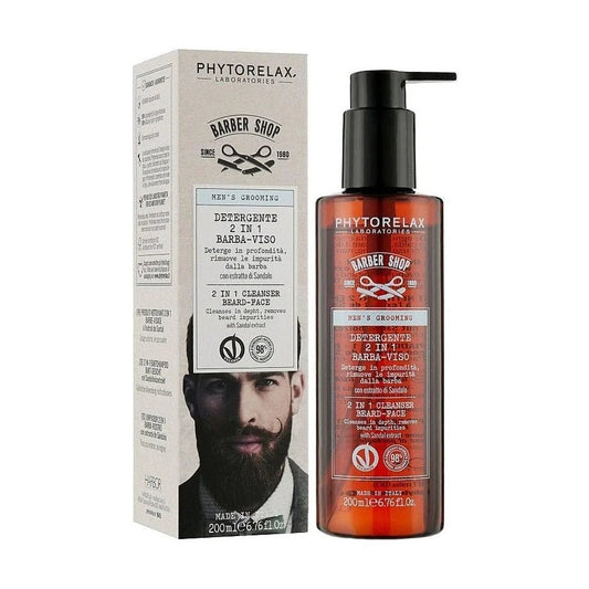 PHYTORELAX Phytorelax 2 in 1 Cleanser Reiniger voor Baard en Gezicht – 200ml | MISTER33.COM