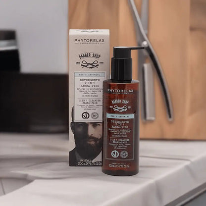 PHYTORELAX Phytorelax 2 in 1 Cleanser Reiniger voor Baard en Gezicht – 200ml | MISTER33.COM
