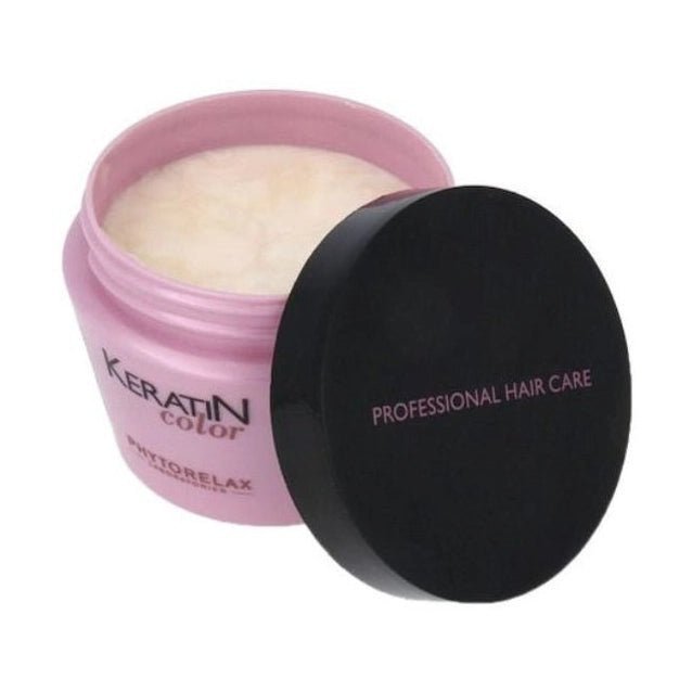 Phytorelax Color Protection Haarmasker voor Gekleurd Haar – open pot, textuur