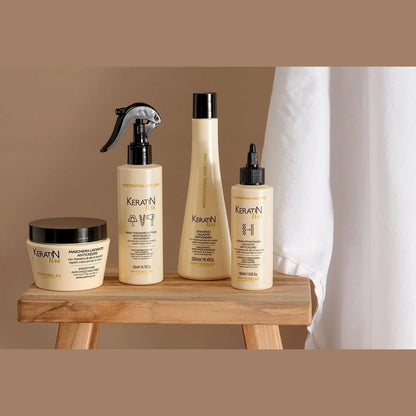 Phytorelax Keratin Liss Anti-Frizz Crème – met andere producten uit de lijn