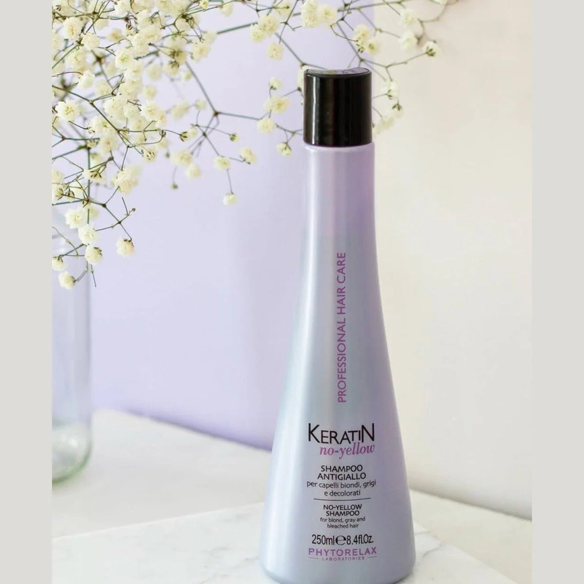 Phytorelax No-Yellow Zilvershampoo met Paars Pigment – sfeerfoto