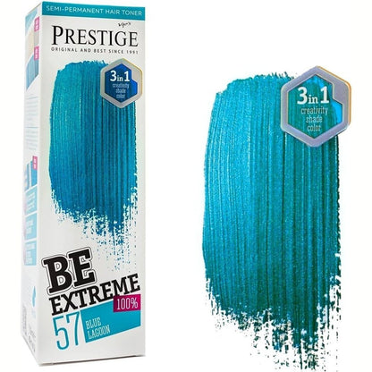 PRESTIGE Prestige Semi-Permanente Blauwe Haarverf Set Blue Lagoon – 2 x 100ml | MISTER33.COM