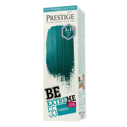 Prestige Semi-Permanente Blauwgroene Haarverf Set Turquoise – doosje kleuring