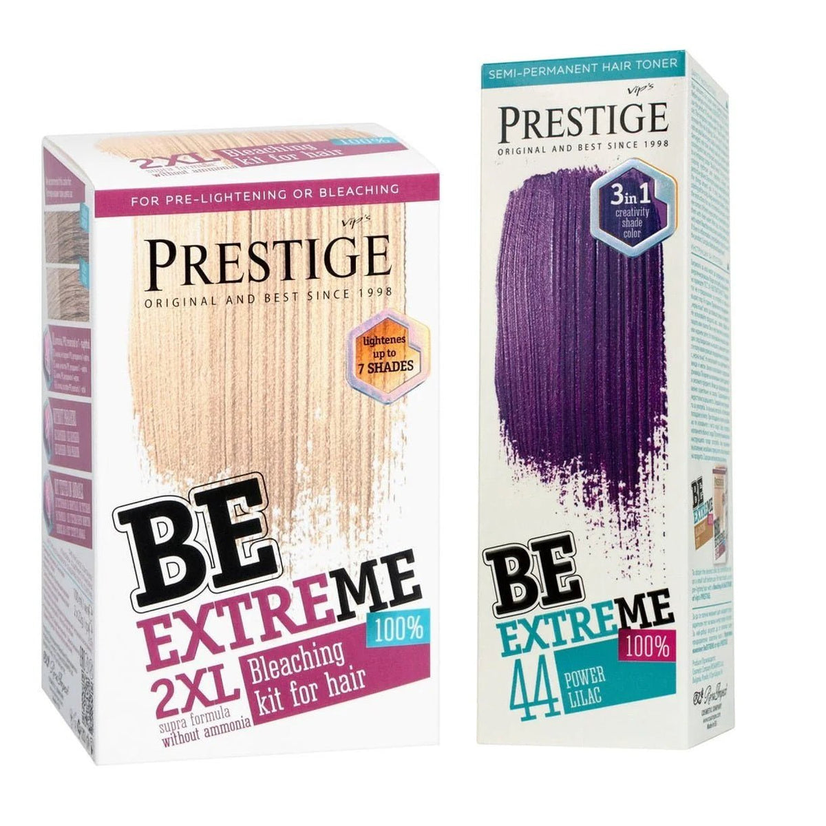 Prestige Semi-Permanente Paarse Haarverf Set Power Lilac – 2 x 100ml