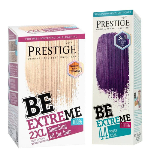 PRESTIGE Prestige Semi-Permanente Paarse Haarverf Set Power Lilac – 2 x 100ml | MISTER33.COM