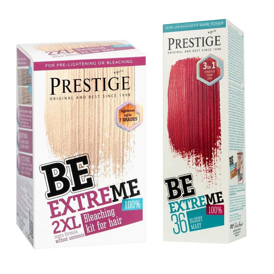 PRESTIGE Prestige Semi-Permanente Rode Haarverf Set Bloody Mary – 2 x 100ml | MISTER33.COM