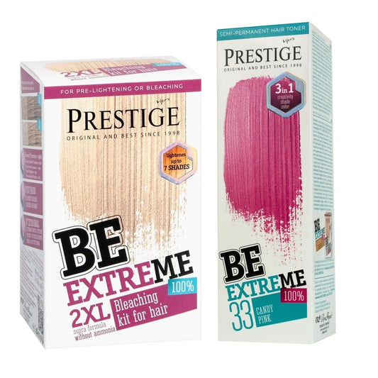 PRESTIGE Prestige Semi-Permanente Roze Haarverf Set Candy Pink – 2 x 100ml | MISTER33.COM