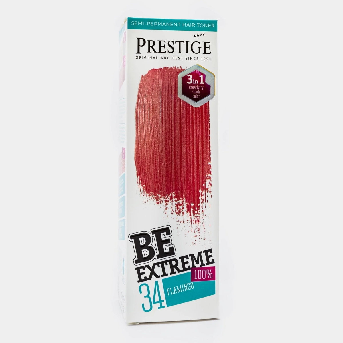 Prestige Semi-Permanente Roze Haarverf Set Flamingo – doosje kleuring