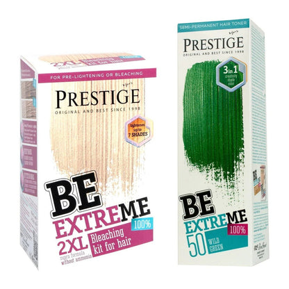 Prestige Semi-Permanente Groene Haarverf Set Wild Green – 2 x 100ml