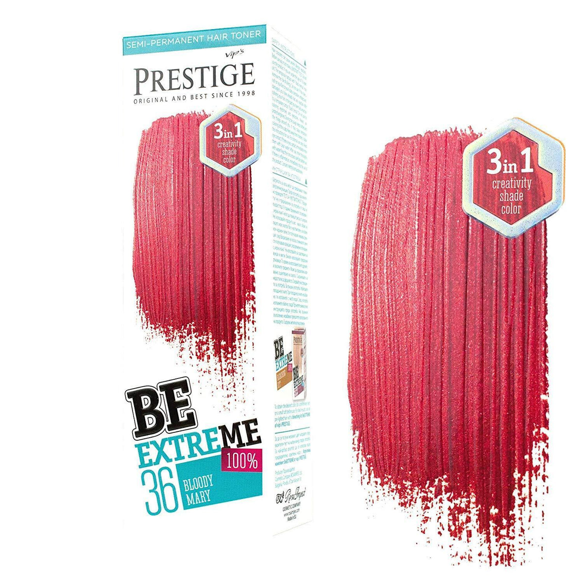Prestige Semi-Permanente Haarkleuring – tint Bloody Mary