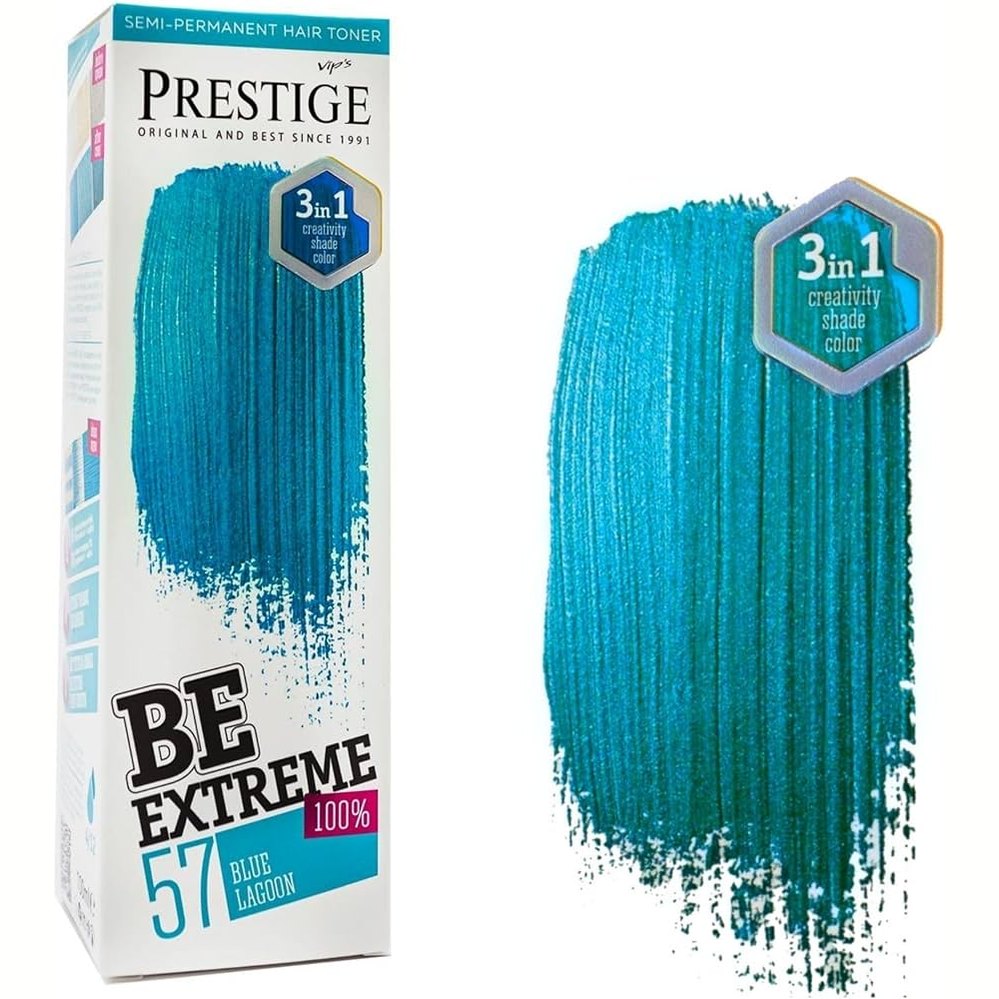Prestige Semi-Permanente Haarkleuring – tint Blue Lagoon