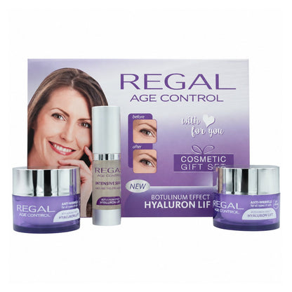 Regal Age Control Cadeaubox Dagcrème, Nachtcrème en Serum – 105ml