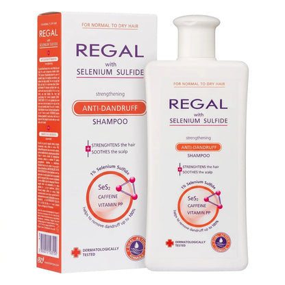 Regal Shampooing Antipelliculaire Sélénium – Cheveux Normaux et Secs – 200ml