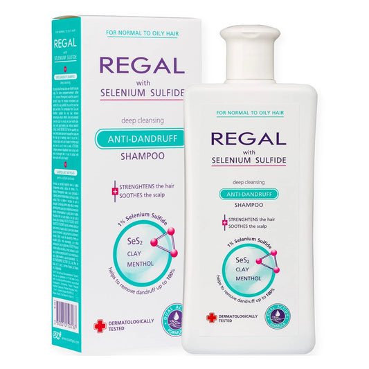 Regal Shampooing Antipelliculaire Sélénium – Cheveux Normaux et Gras – 200ml