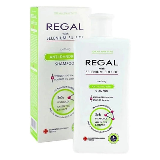 REGAL Regal Anti-roos Shampoo Selenium Sulfide voor Elk Haartype – 200ml | MISTER33.COM