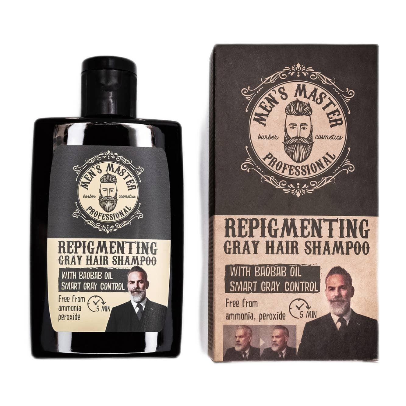 Repigmenting Gray Hair Shampoo - 120ml - MISTER33.COM