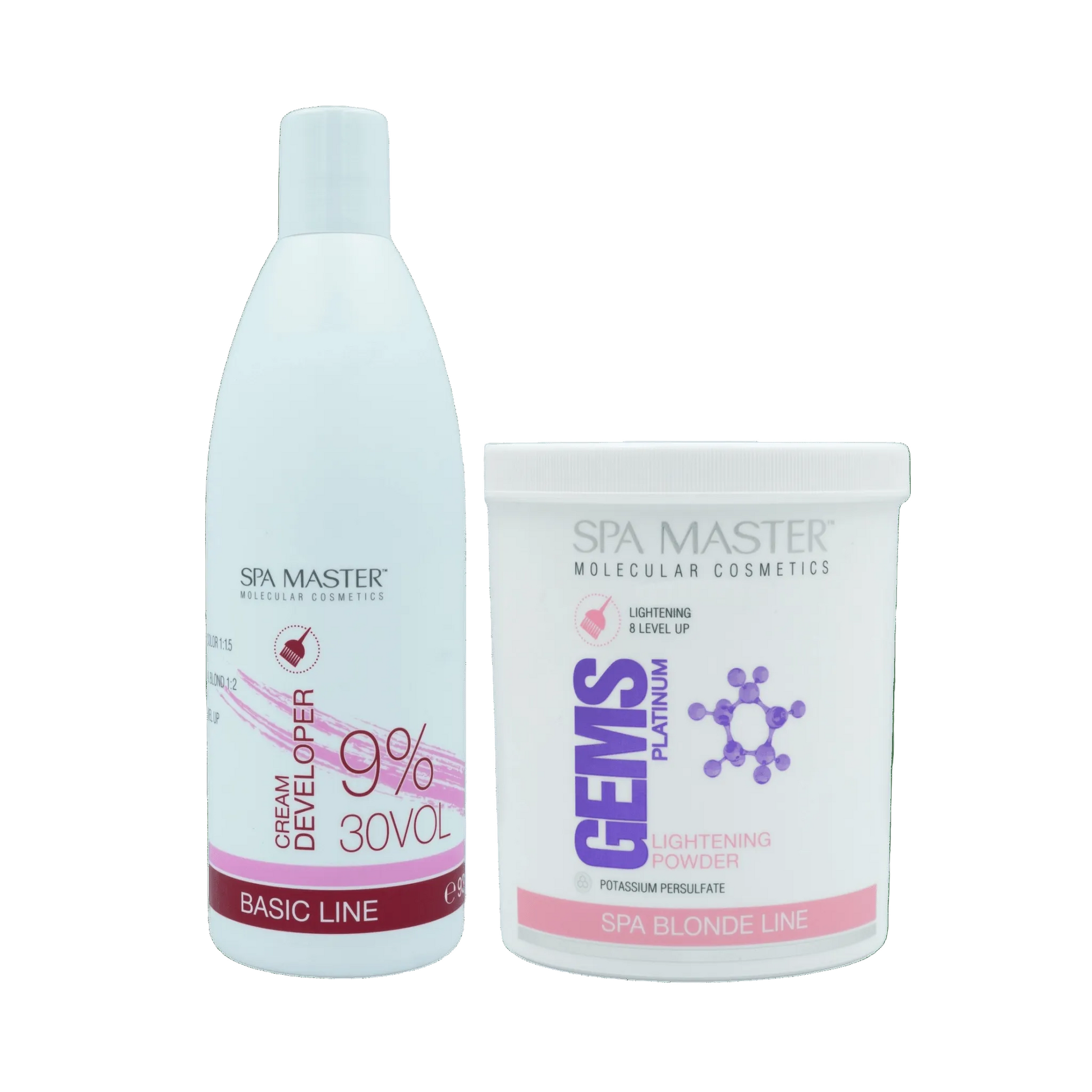SPA MASTER Blondeerset Cream Developer 9% 30VOL + Platinum Blondeerpoeder | MISTER33.COM