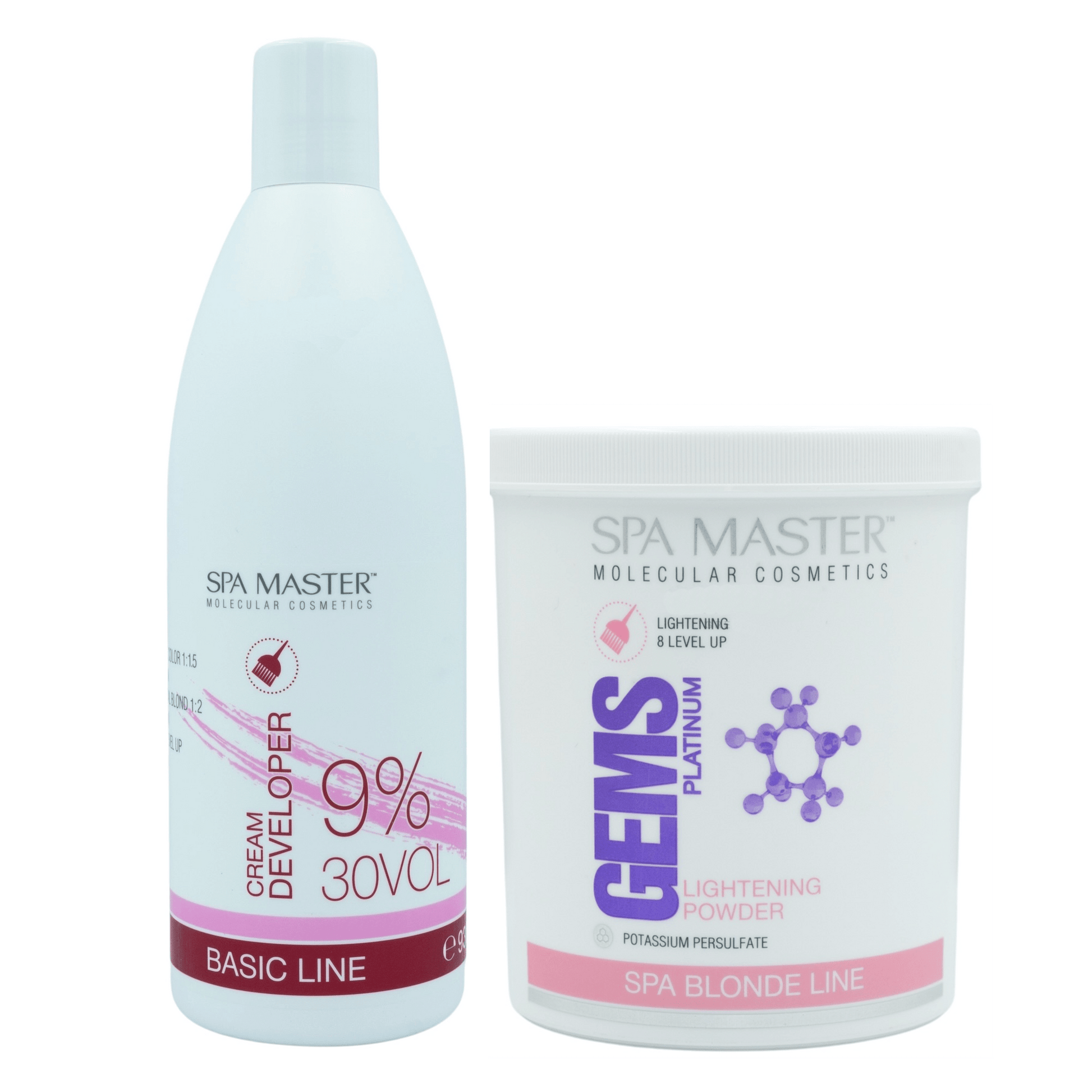 SPA MASTER Blondeerset Cream Developer 9% 30VOL + Platinum Blondeerpoeder | MISTER33.COM