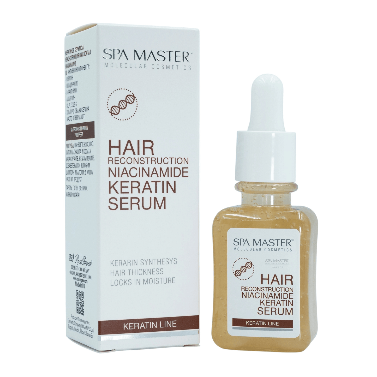 SPA MASTER Haarserum Keratine Niacinamide - 45ml | MISTER33.COM
