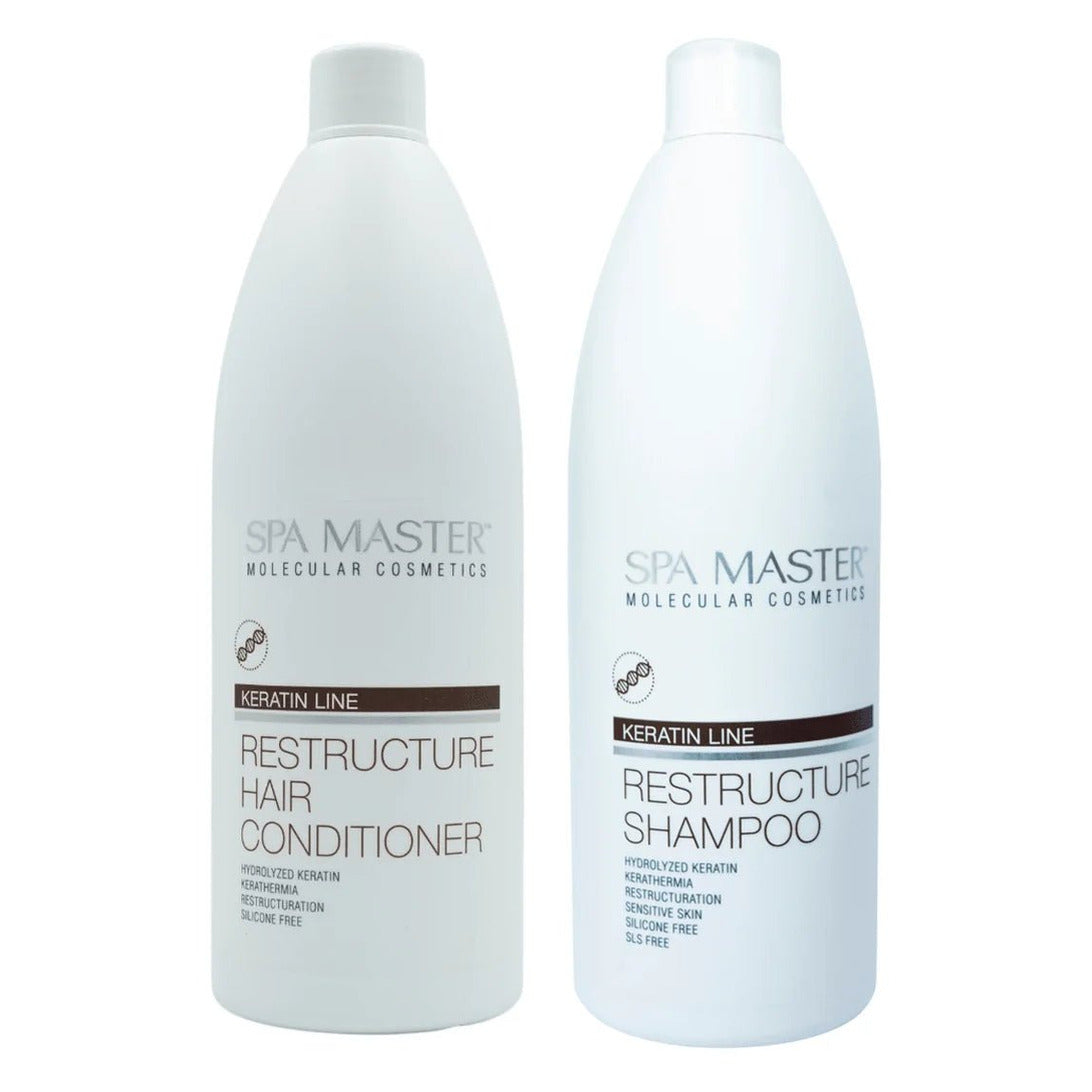Spa Master Keratine Shampoo & Conditioner XL Voordeelverpakking – 2 x 970ml