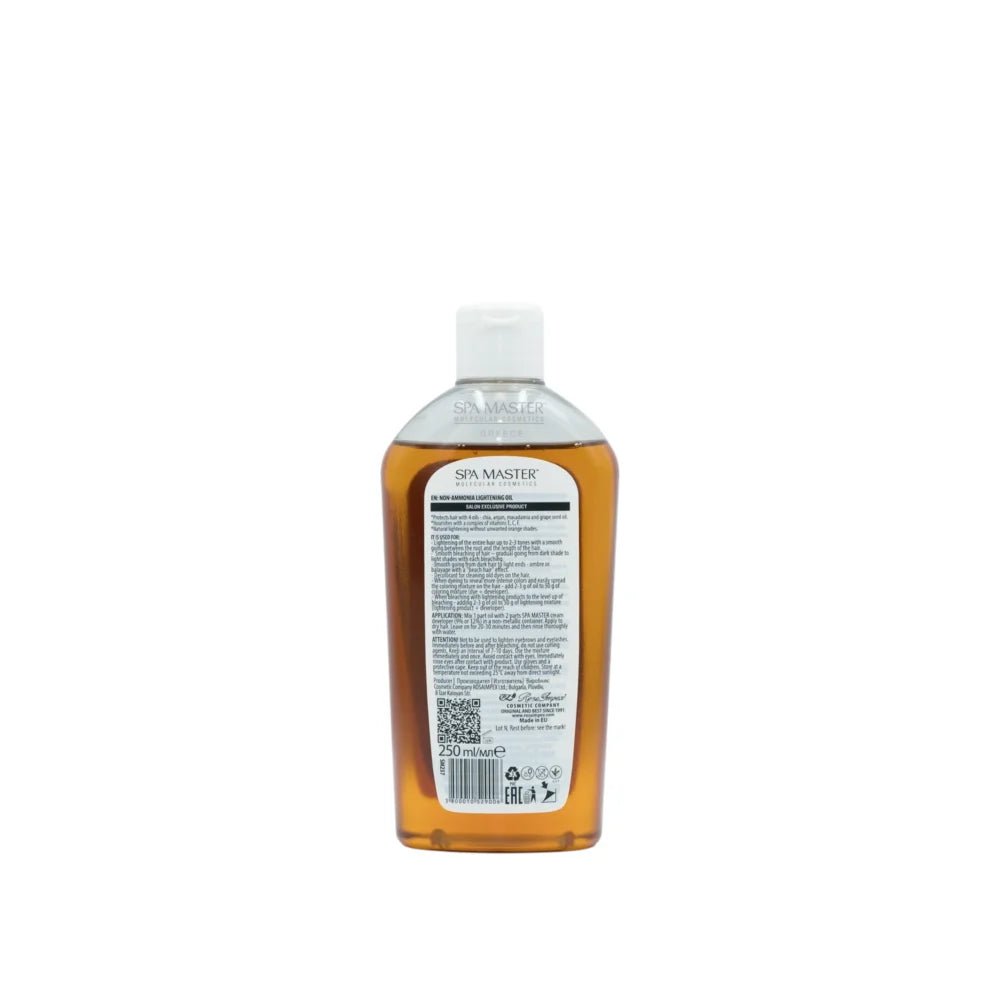 SPA MASTER Ontkleuringsolie voor Blond en Grijs Haar - 250ml | MISTER33.COM
