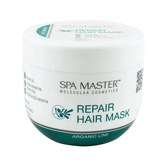 SPA MASTER Spa Master Argan Haarmasker voor Droog en Beschadigd Haar – 500ml | MISTER33.COM