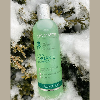 Spa Master Argan Shampoo voor Droog en Beschadigd Haar – sfeerfoto