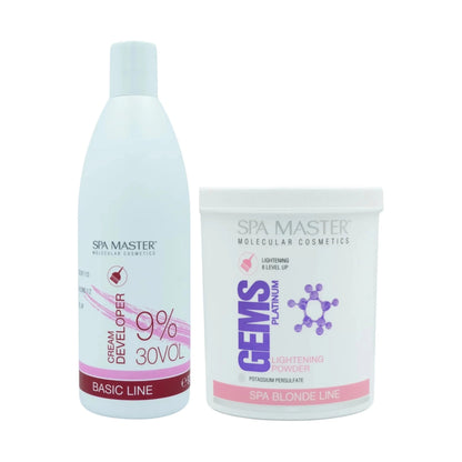 Spa Master Blondeerset Developer 9% + Blondeerpoeder – 1430gr
