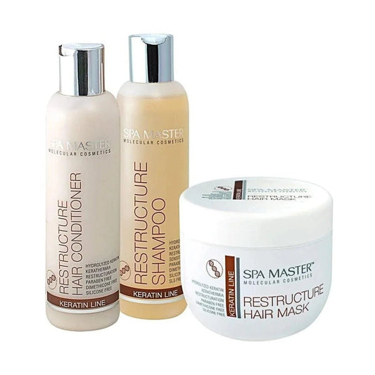 SPA MASTER Spa Master Keratine Set Voordeelverpakking – Herstel – 900ml | MISTER33.COM
