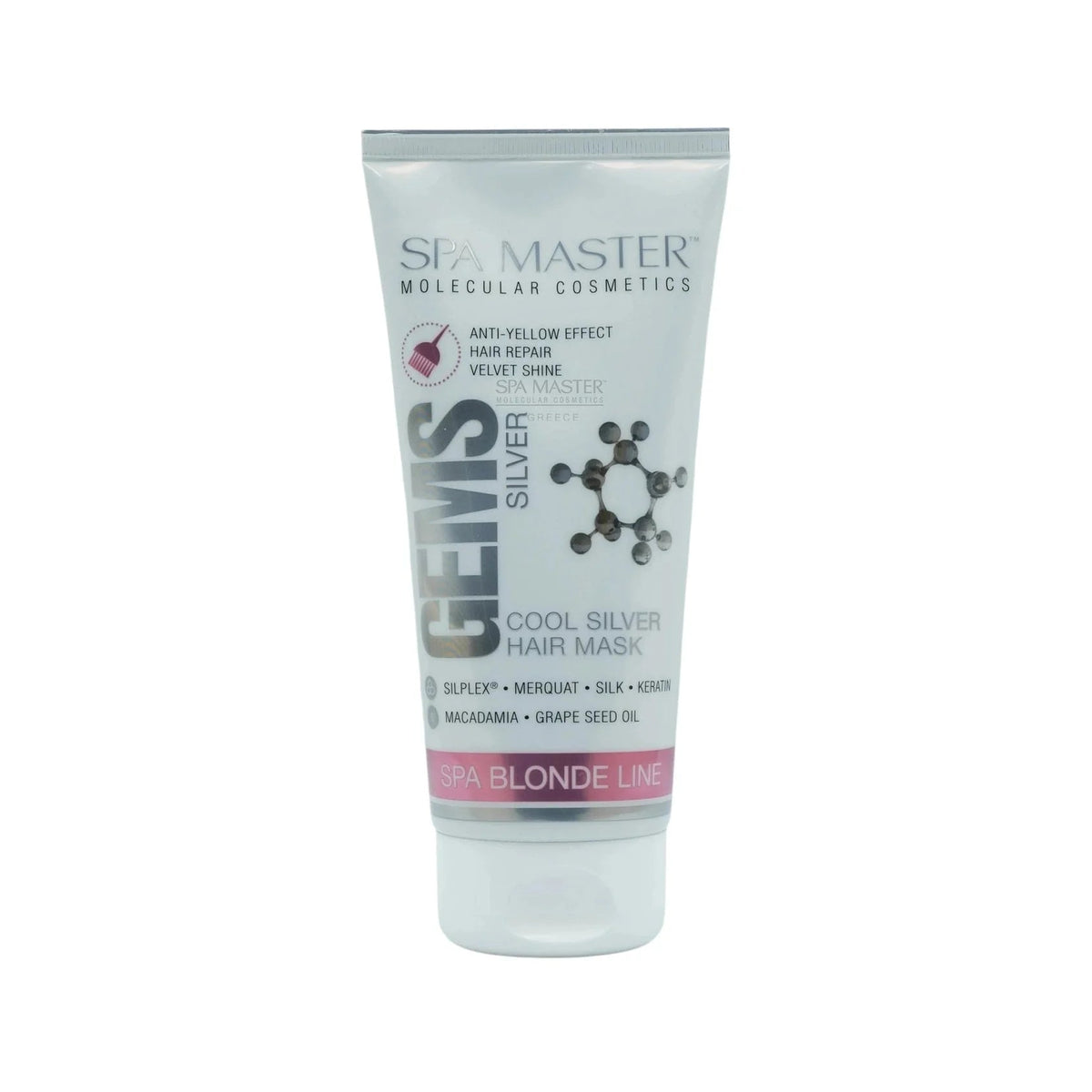 Spa Master No Yellow Haarmasker voor Blond en Grijs Haar – 200ml