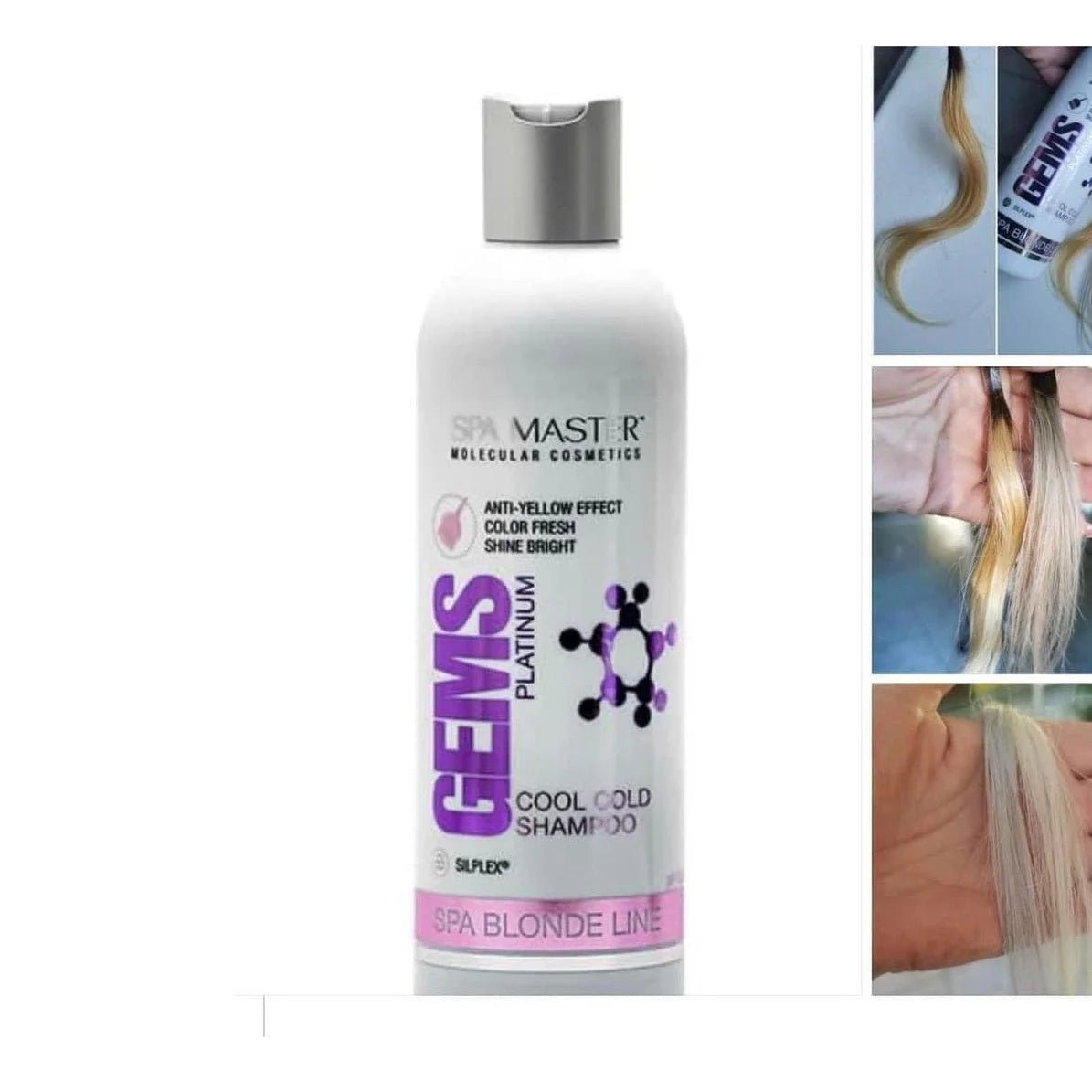 Spa Master No Yellow Set – shampoo met resultaatfoto's